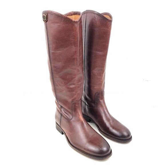 Frye Shoes - FRYE Melissa leather riding boots